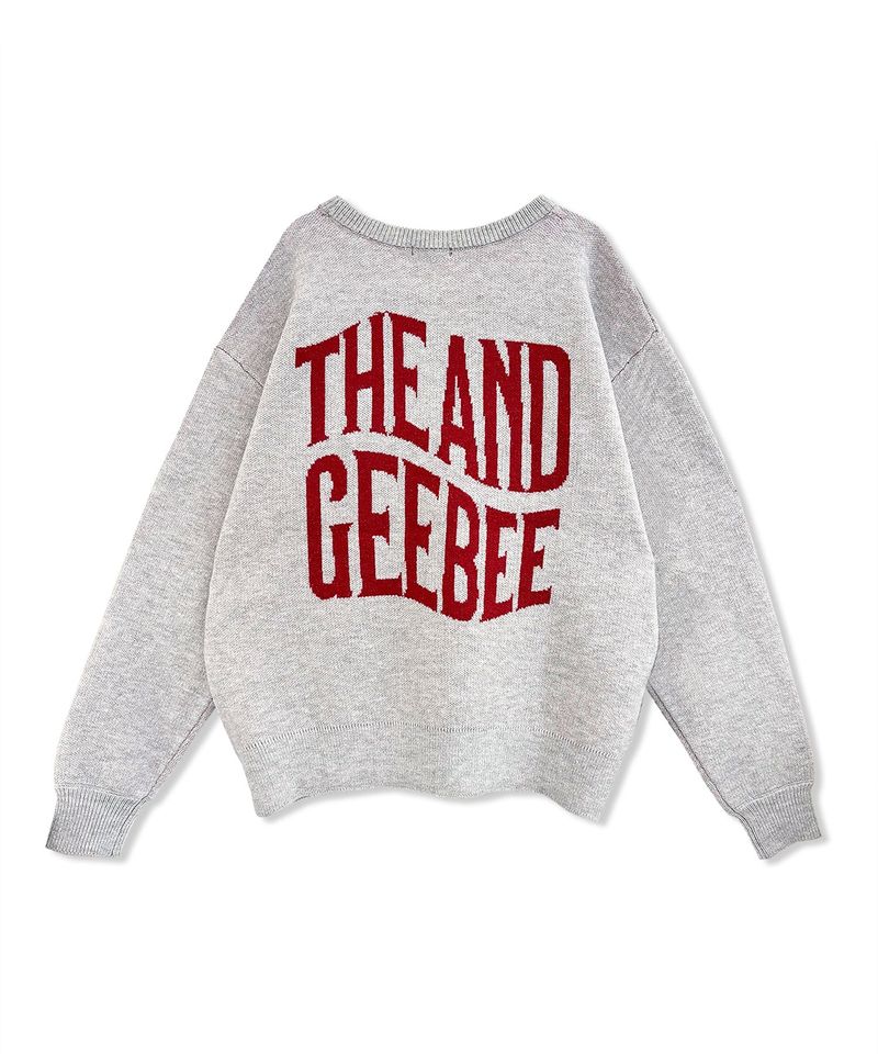 UNISEX ウェーブロゴニット