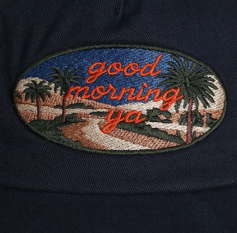 Palm tree embroidery patch ball cap