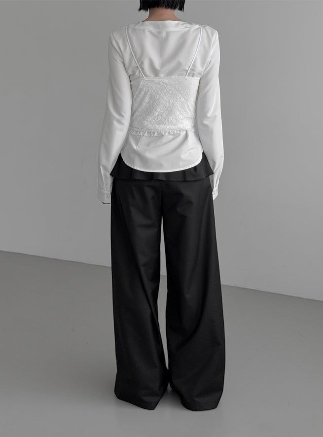 Eve Tie Snap Blouse