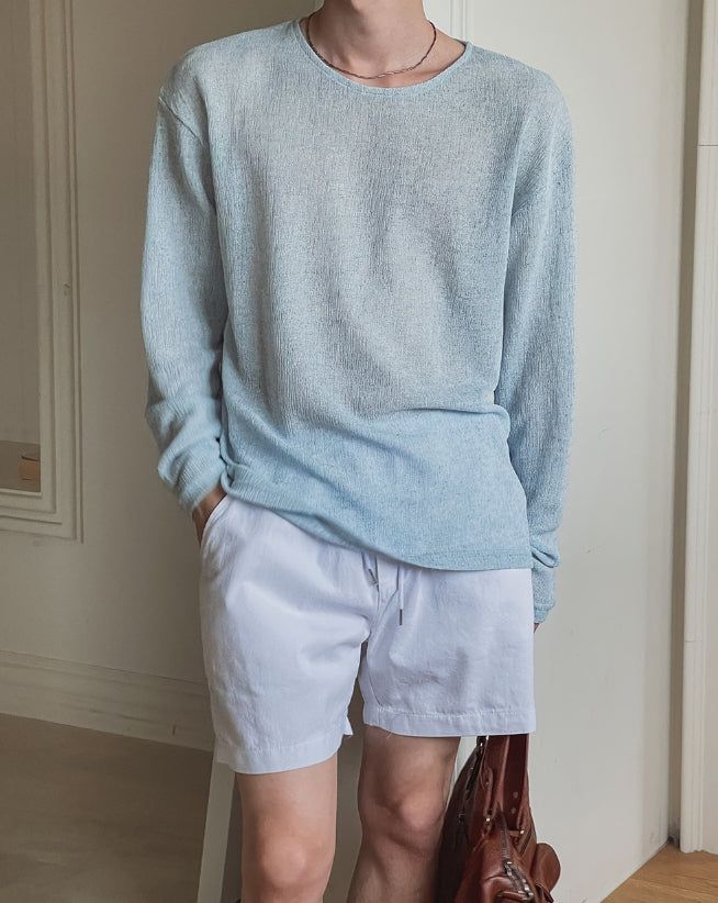 Oben Cotton Basic Long Sleeve T-shirt