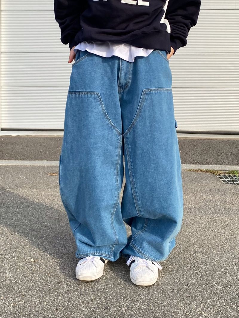 Citi Carpenter Balloon Denim Pants 2C