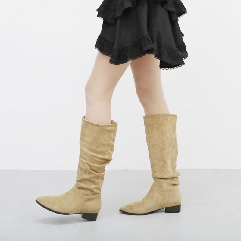 NONCODE（ノンコード）の「Beso suede long boots（Shoes）」