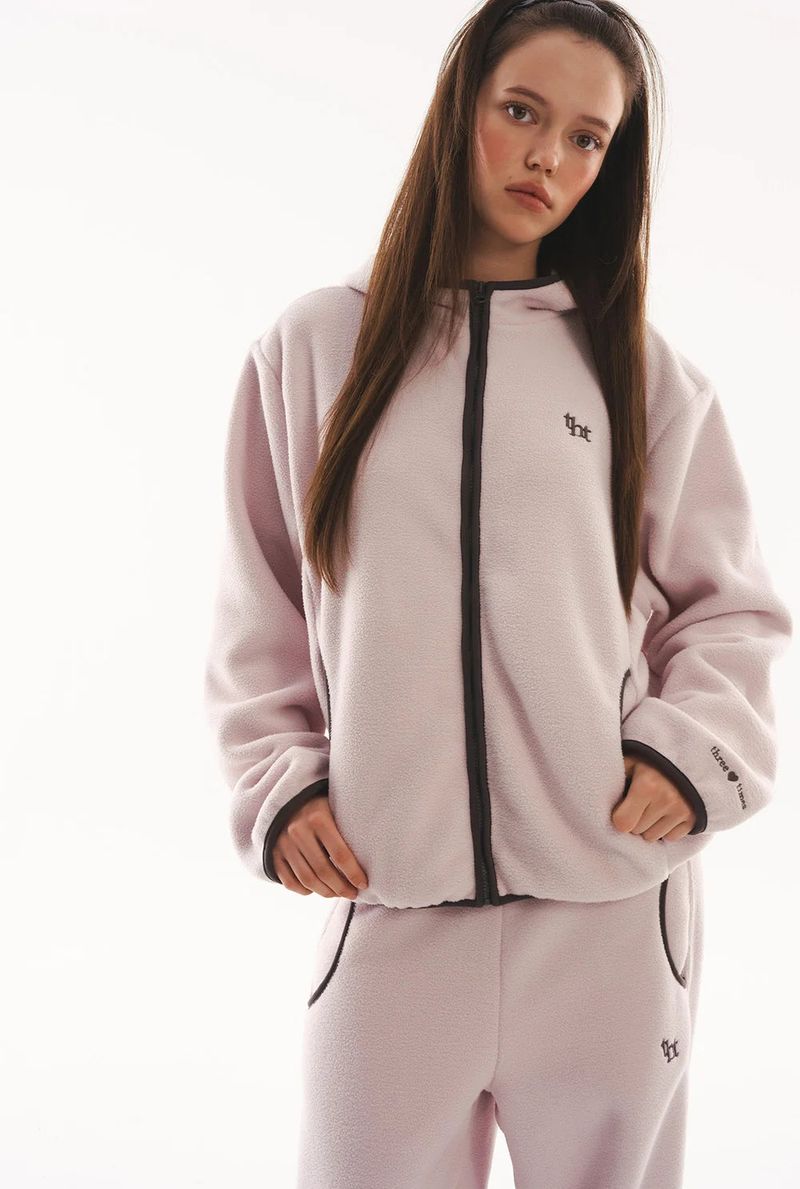 threetimes（スリータイムズ）の「Cookie fleece jacket - pink （Jackets/Outerwear）」