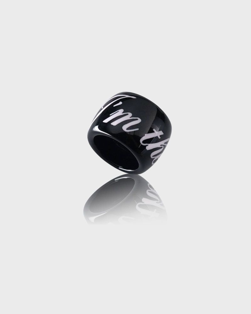 it doesn't matter.（イットダズントマッター）の「[Formica] Spell ring (Black pink)（Accessories）」