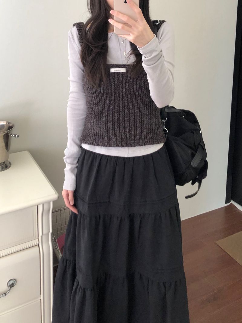 Ripple Knit Sleeveless (3 colors)