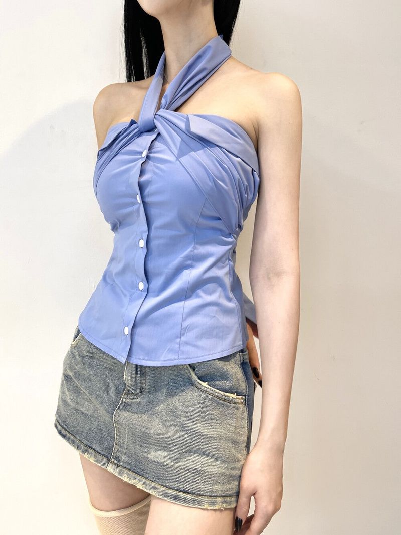 779. Washing micro denim sk pt