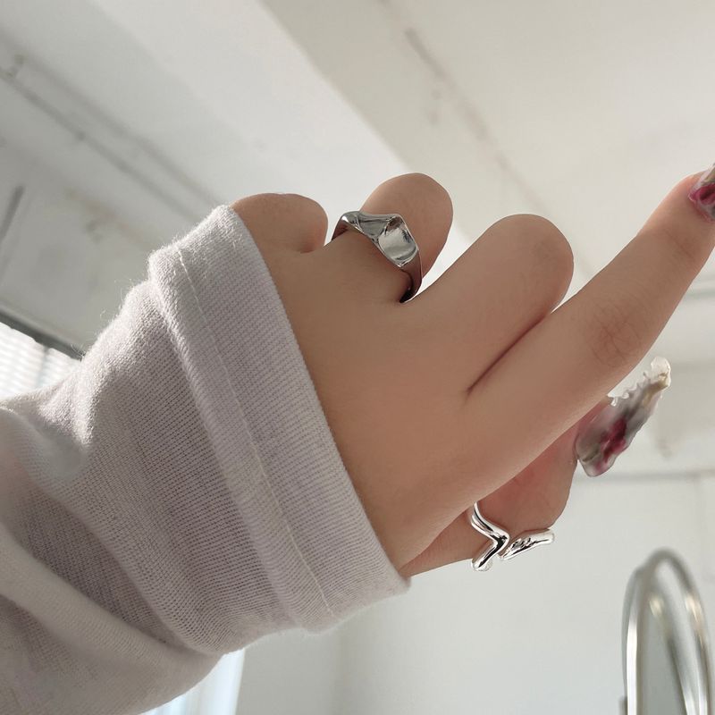 Molten Wave Crest Ring