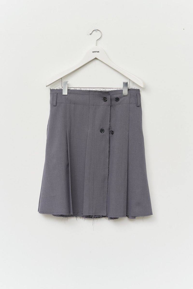 (W) Demon Pleats Skirt
