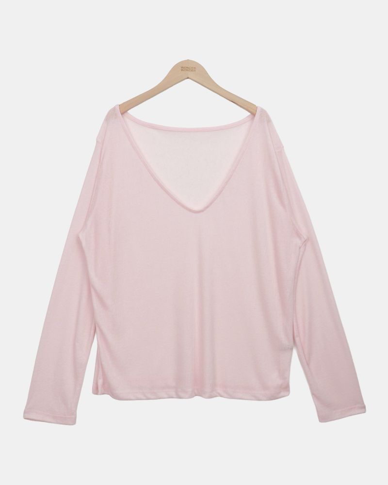 Kajul Sheer Long-Sleeve T-Shirt