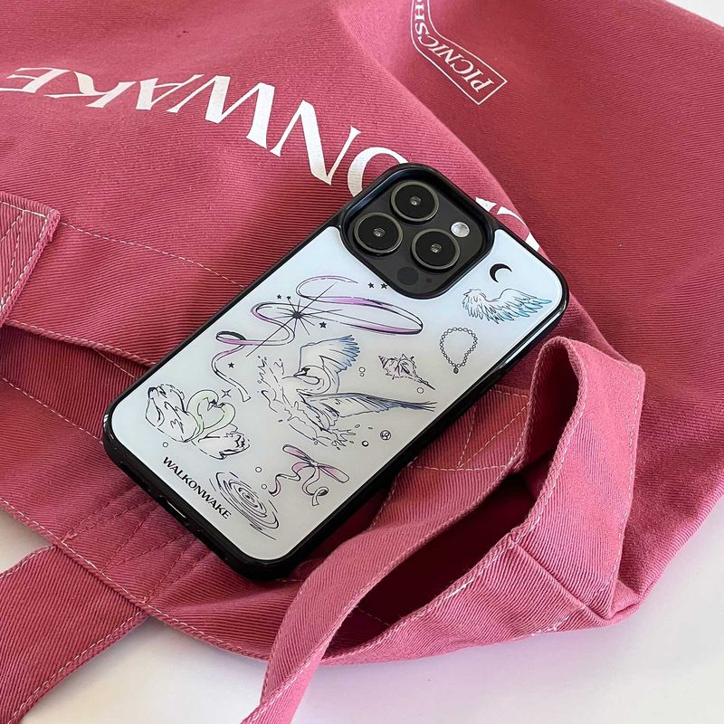 [Magsafe glass] Dreamy Swan case