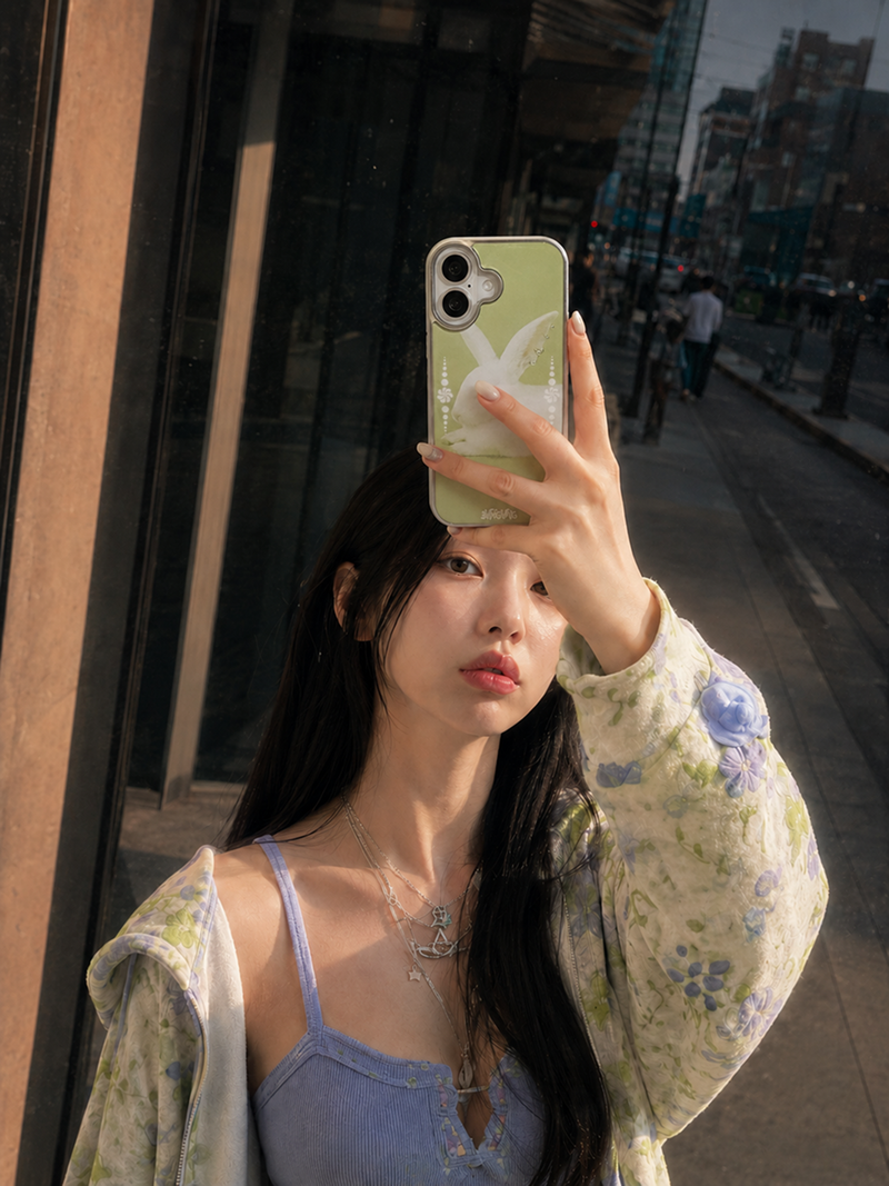 Furry Friends airpods case_Rabbit