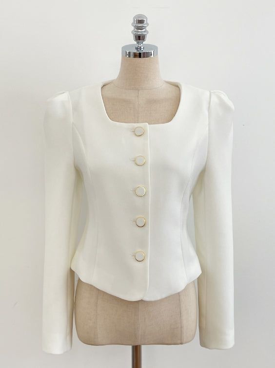 Mazel Square Puff Crop Jacket