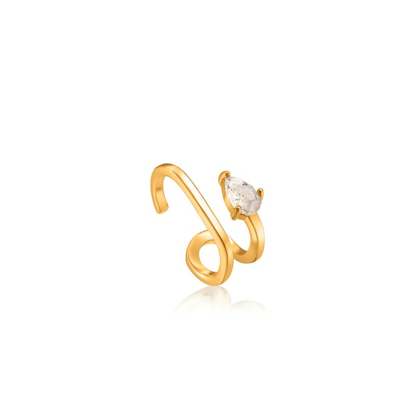 ANIA HAIE(アニア ハイエ)の「Midnight Opal Teardrop Stone Ear Cuff 925 Silver Earring E026-05G(Accessories)」