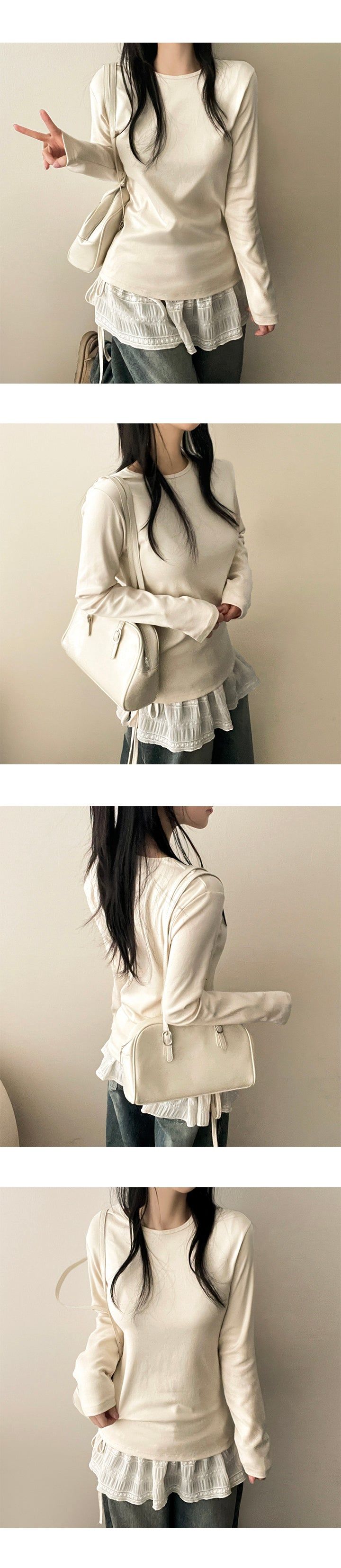 Needen Layered Frill Wrap Skirt