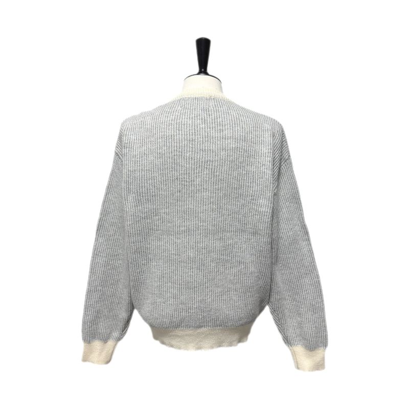 Light Grey Lettering Knit