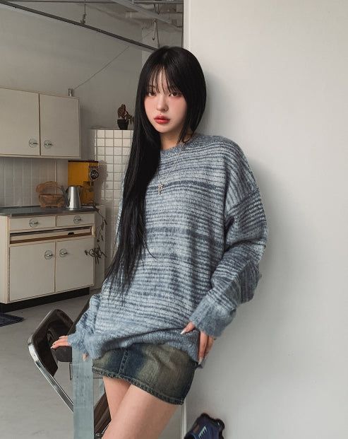 Soft Mix Stripe Knit