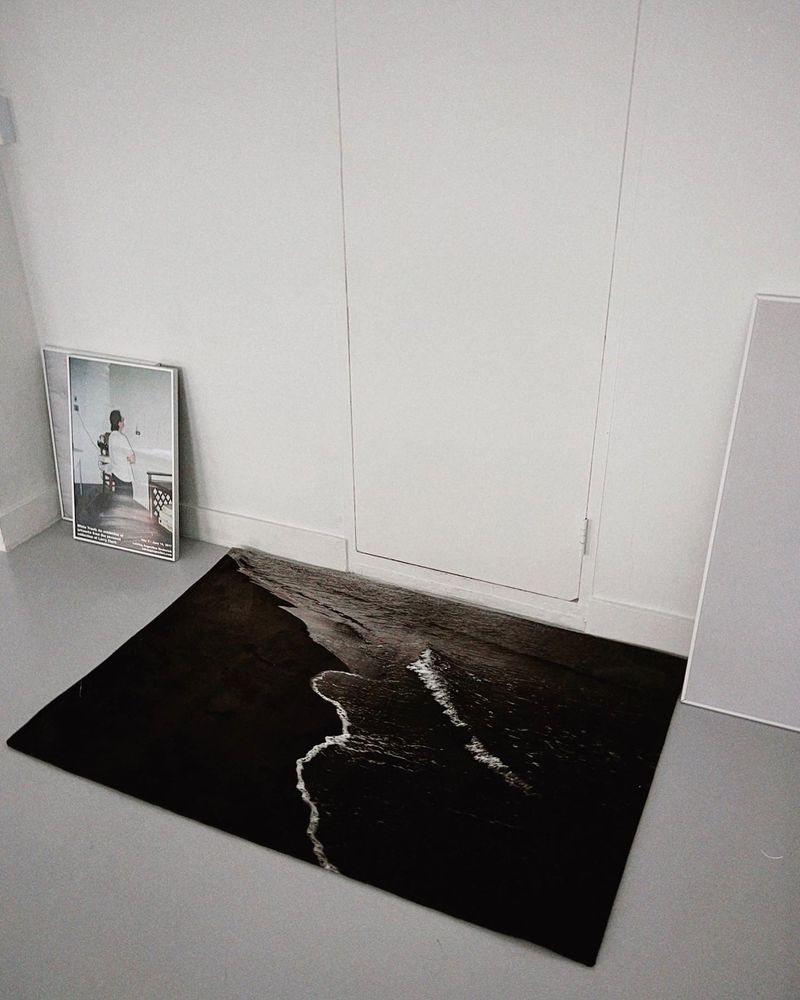 mono seaside rug - M