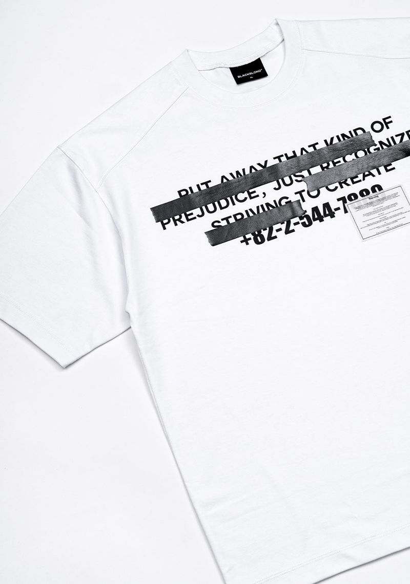 BBD Hidden Slogan T-Shirt (White)