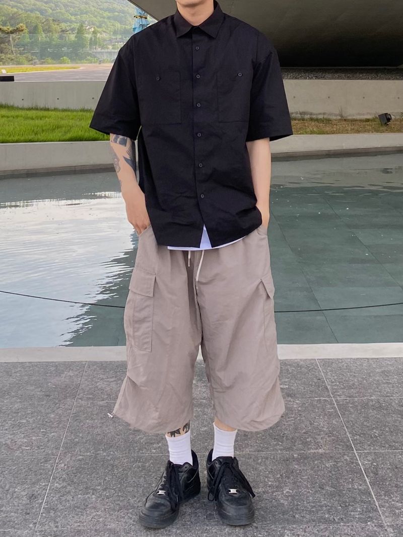 Nylon Stopper Half Pants 4C