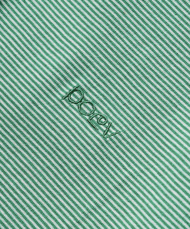 Two-tone Striped T-shirt - Green
