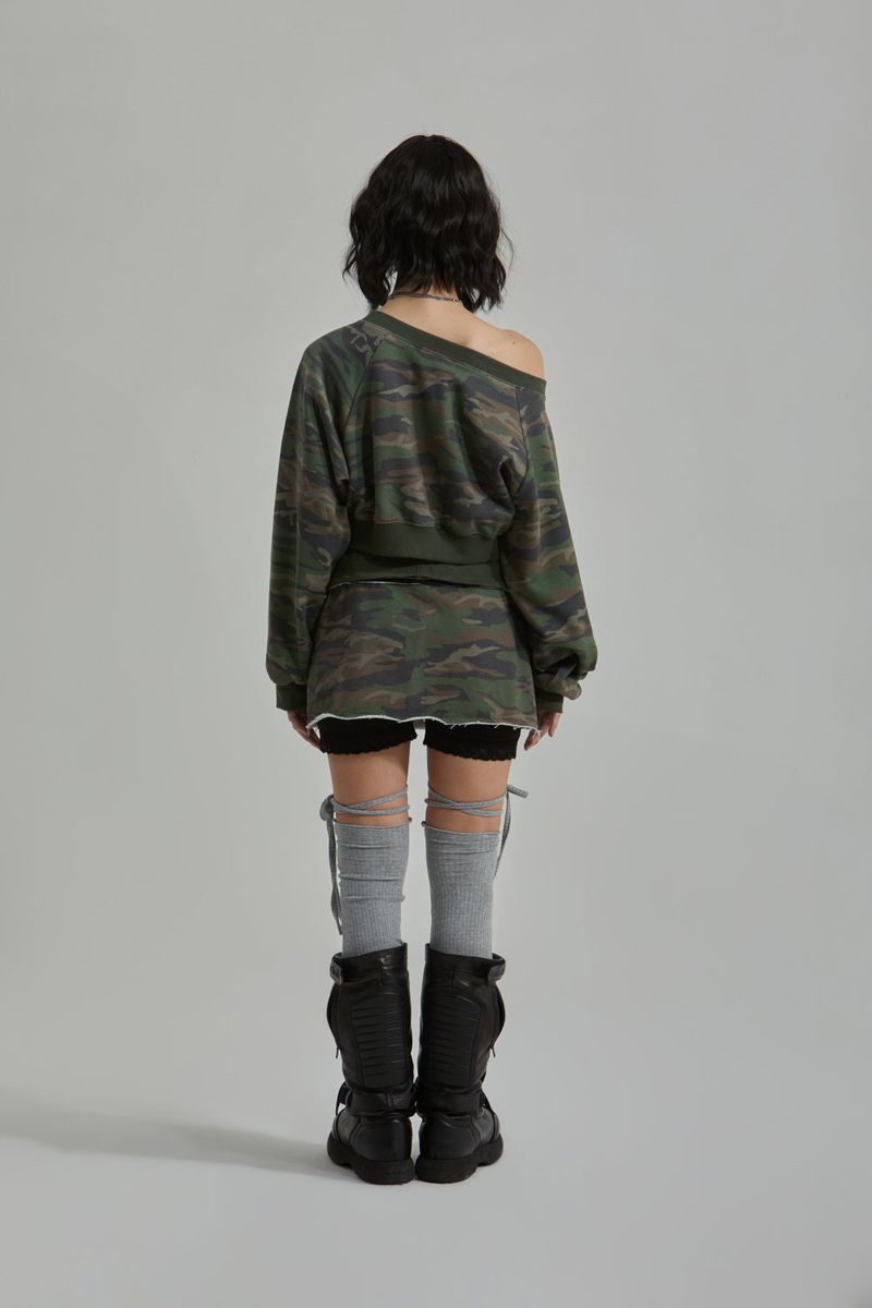 CAMO SKIRT-PANTS