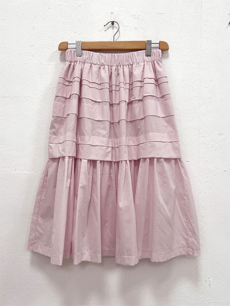 MILKY FRILL SKIRT (3C)
