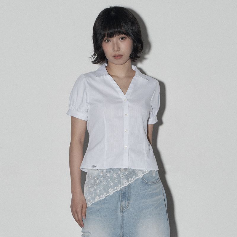 MIDNIGHT MOVE（ミッドナイトムーブ）の「v st bl (white)（Tops）」