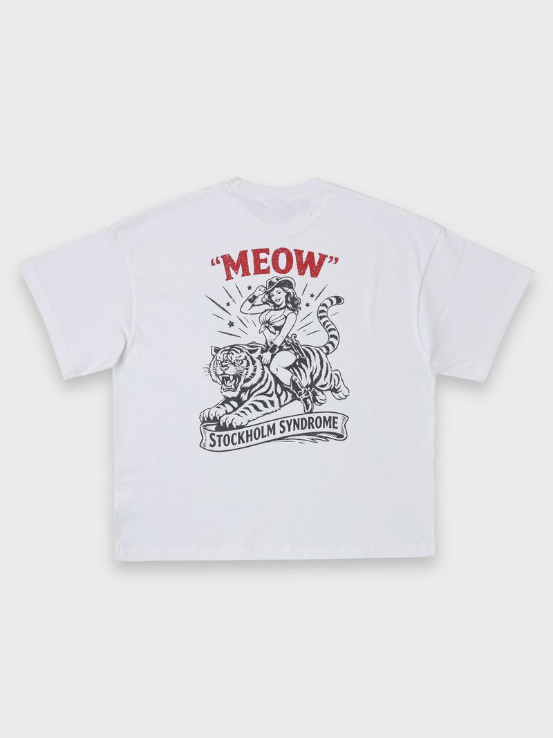 stockholm syndrome（ストックホルムシンドローム）の「タイガールTシャツ - ホワイト（トップス）」