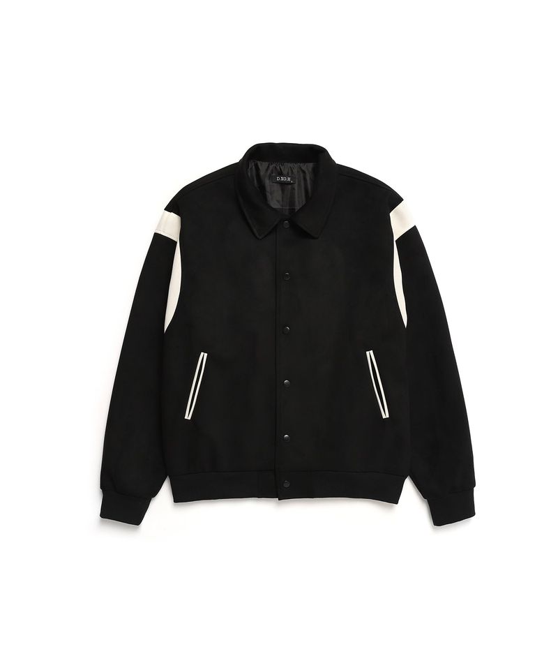 STACK LOGO VARSITY JACKET