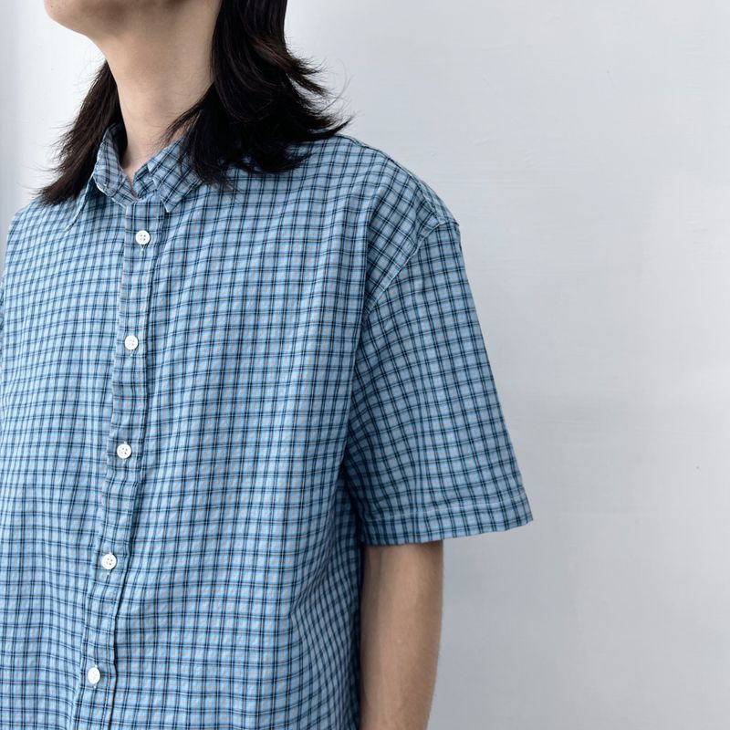 Relaxed Check Short Sleeve Shirt