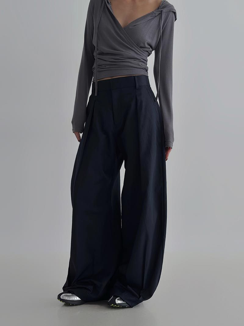 ASCLO Balloonfit Hem Darts Slacks (3color)