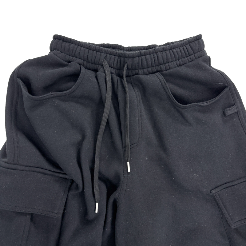 rugged fleece big balloon pants