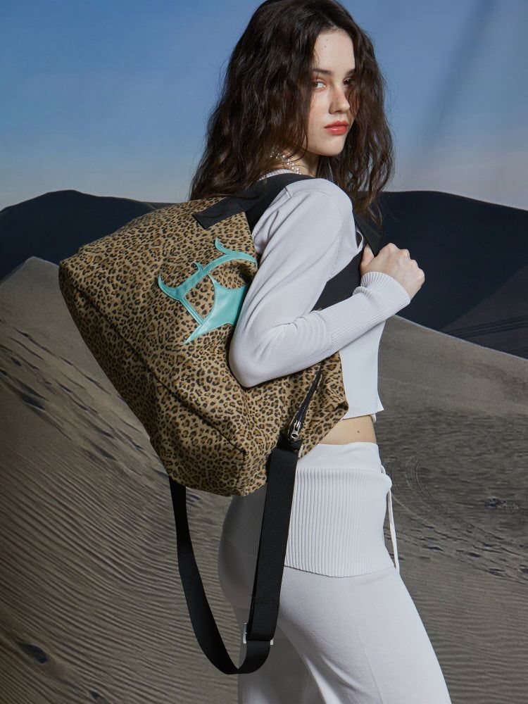 GATELESS（ゲートレス）の「TRAVEL BAG-LEOPARD（Bags）」