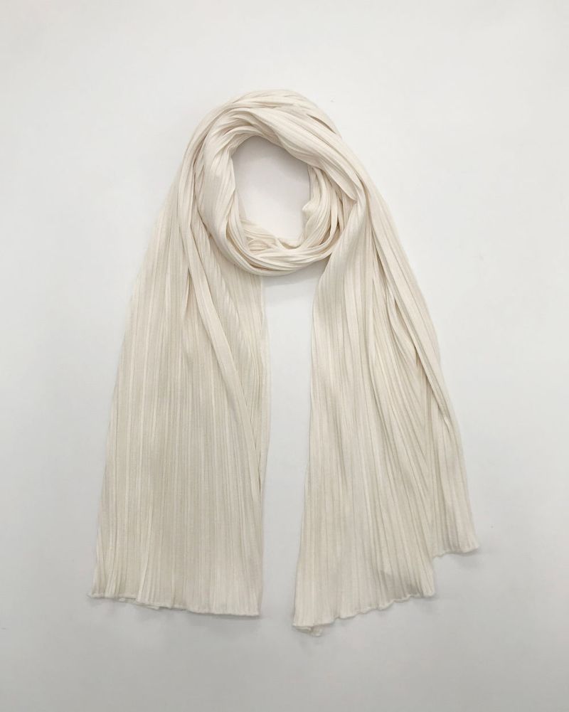 De Nuit Pleated Muffler (4color)