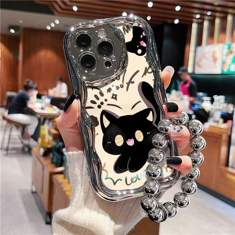 CLAIT AOUF(クレイト アウフ)の「リトルブラックキャット for iPhone 15(スマホグッズ/小物)」