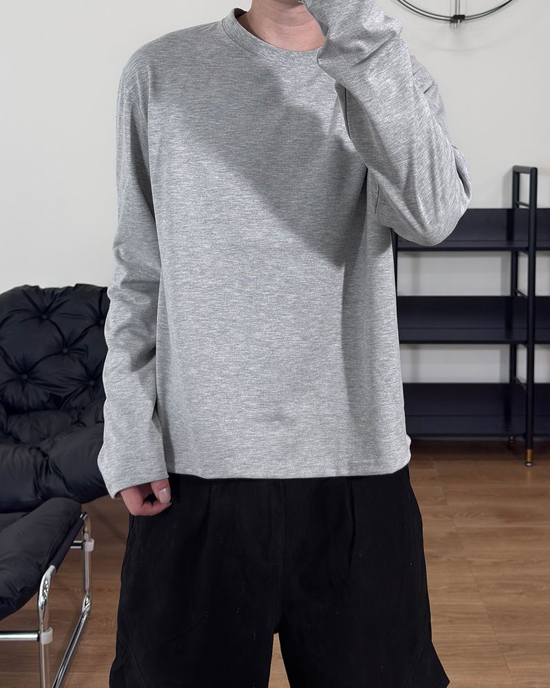 Pre Supima Cropped Long Sleeve