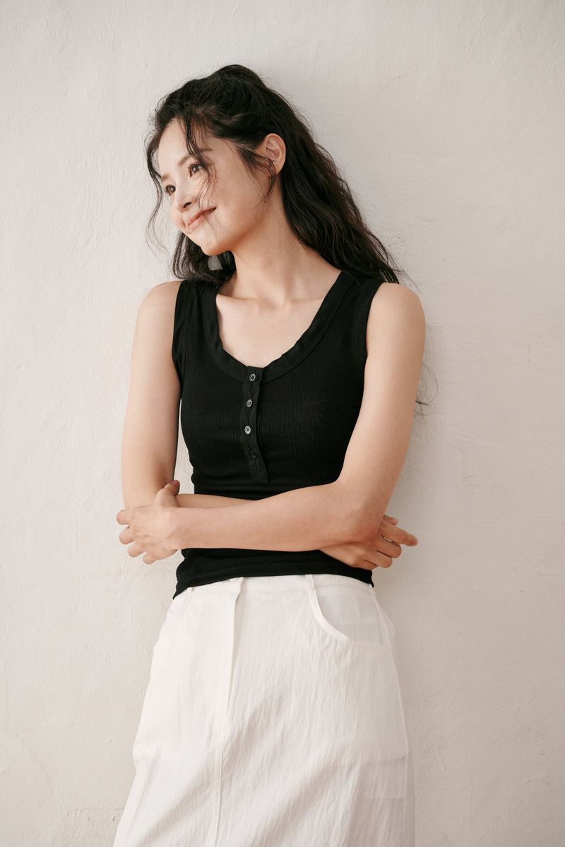 Botton sleeveless (Beige)
