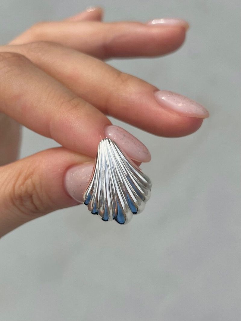  (silver925) Shell earrings