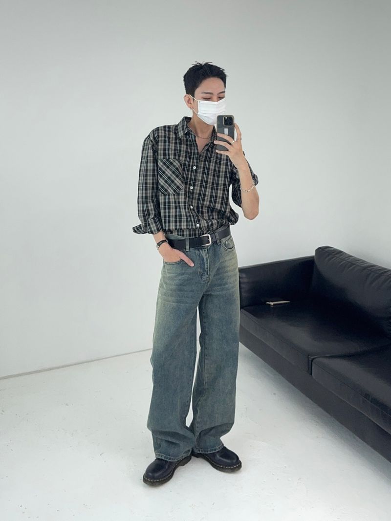 SP Check Standard Cotton Shirt (3C)