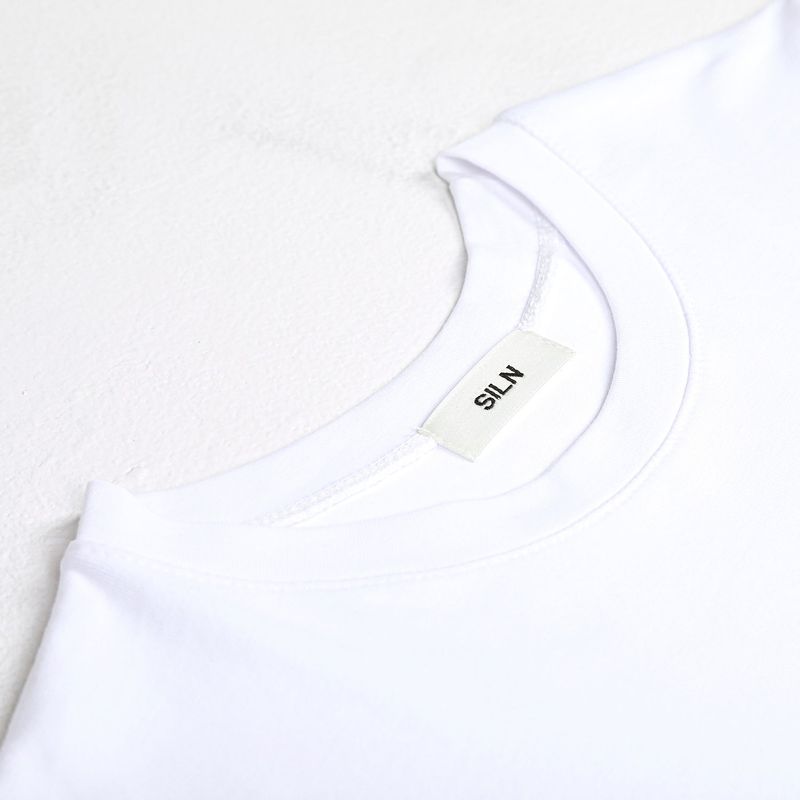 Essential signature t-shirt (WHITE)