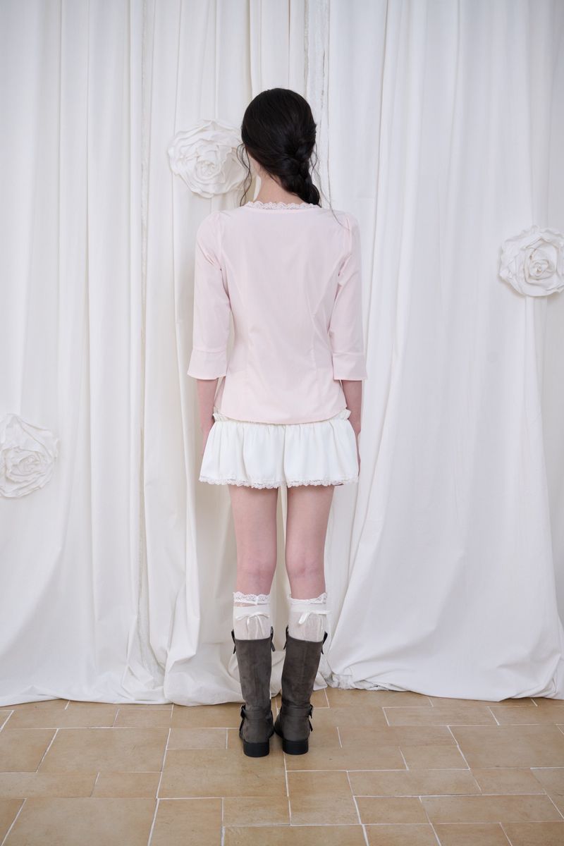 Mabel Lace Square-Neck Blouse (3 colors)