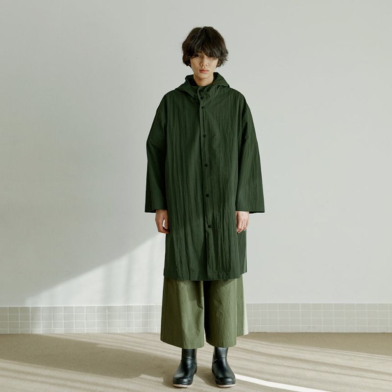 unisex rain coat khaki