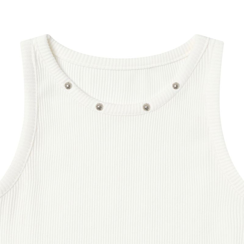 Ake Studded Sleeveless White [WOMEN]