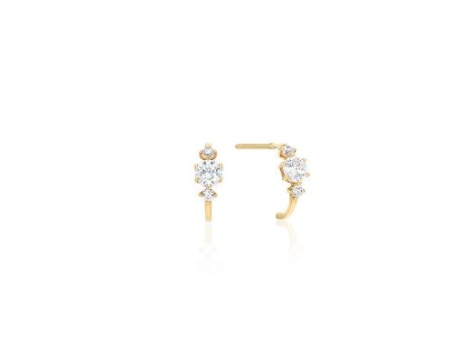 26SS★ Truly Essence 14K Stone Point Earrings