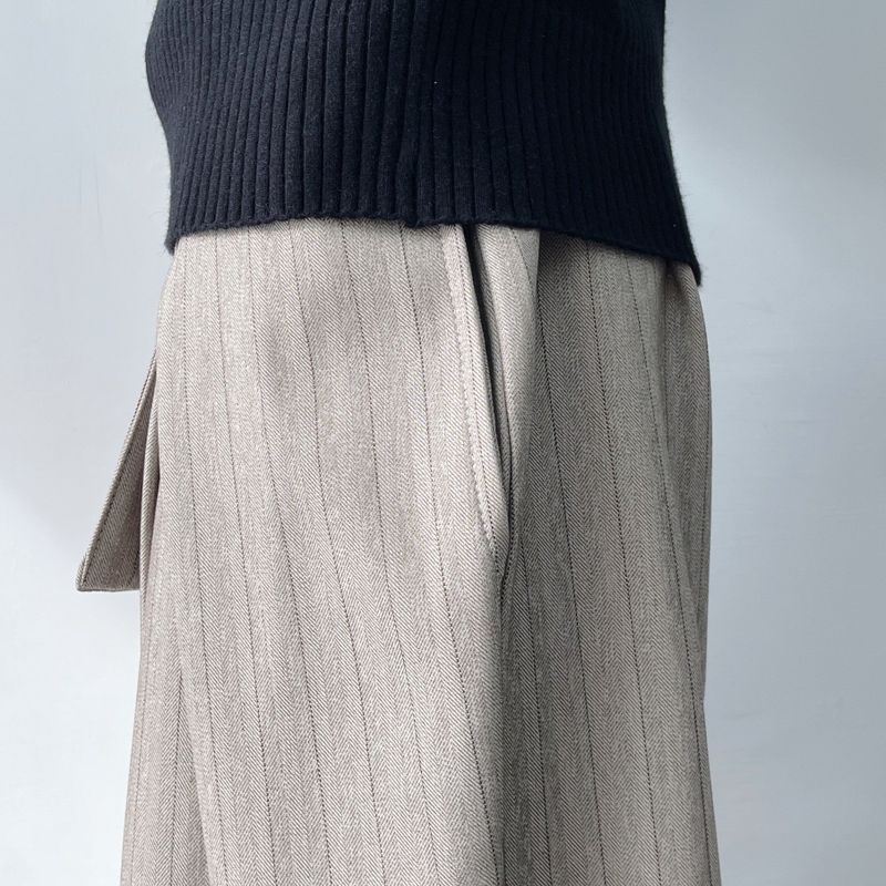 Structured Twill Trousers