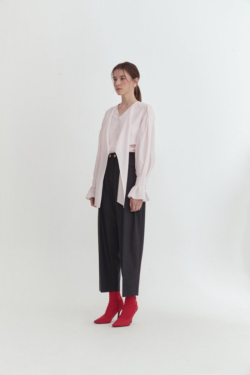 Gold button pants