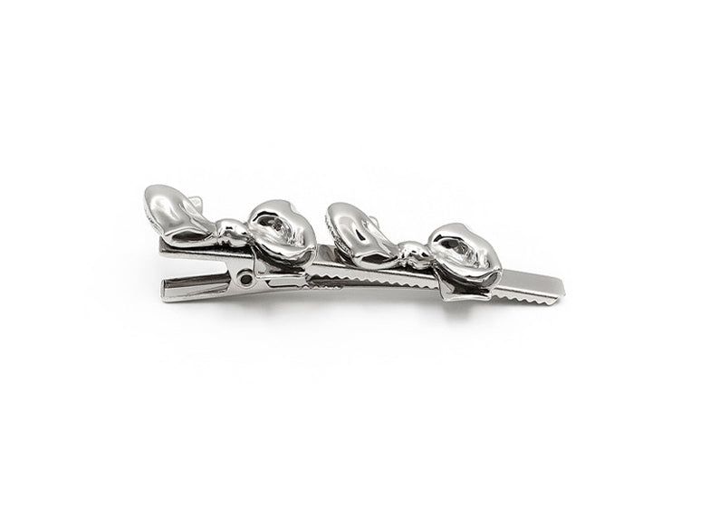 Double Pleated Ribbon Hairpin