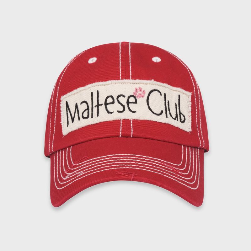 Maltese club stitch ball cap