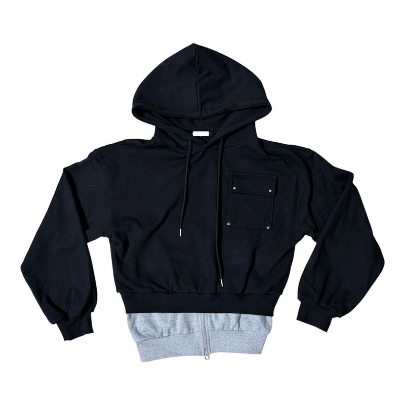 Layered hoodie