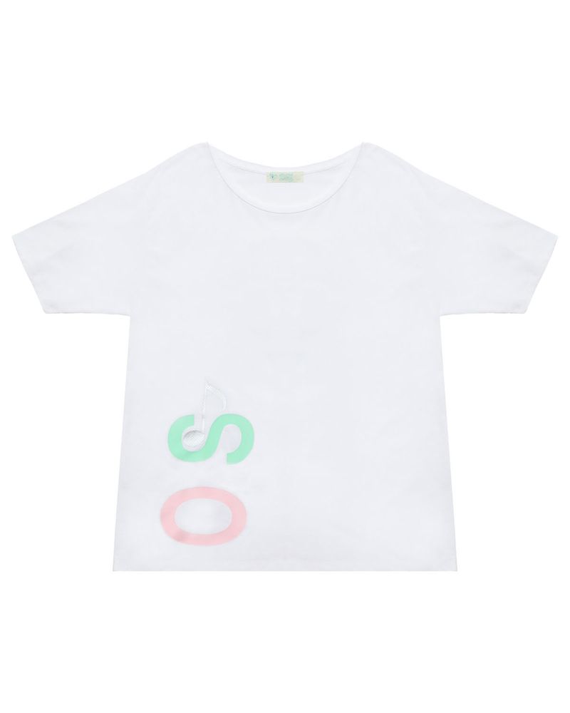 OSHIGH（オスハイ）の「メロディーT ホワイト（トップス）」